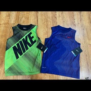 Lot of (2) Boys 4t Nike Dri-Fit Tanks. New